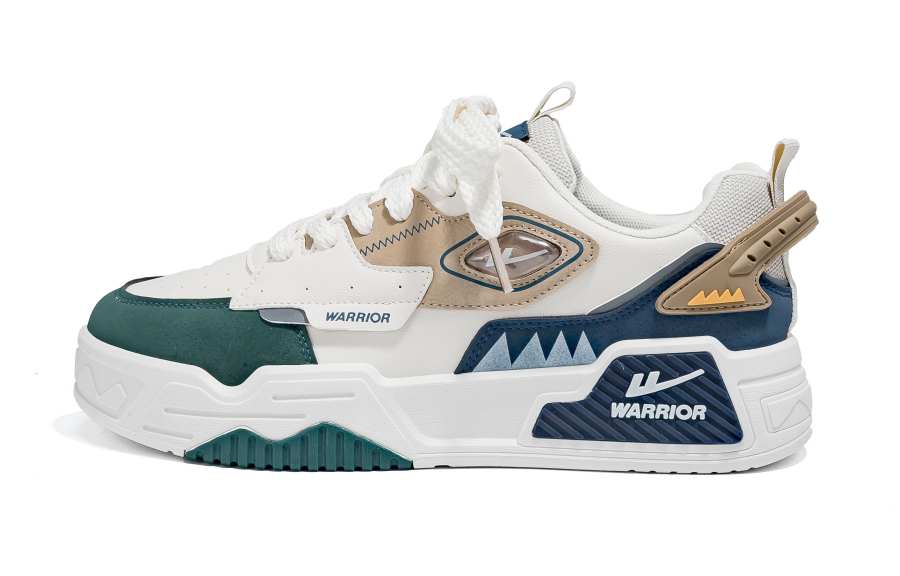 WARRIOR Warrior Low top Skateboard Shoes Men's Beige Khaki Green