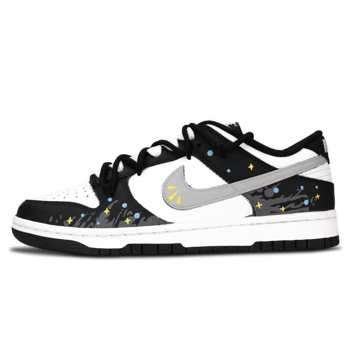 Nike Nike Dunk Panda, Black White Domain Abrasion Resistant Abrasion Resistant Low top Skateboard Shoes Unisex Black