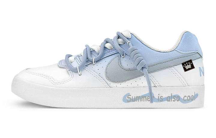 Nike Nike SB Delta Force Low top Skateboard Shoes Unisex Blue Gray
