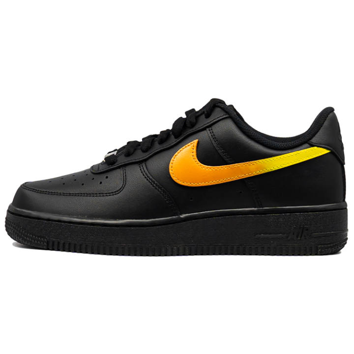 Nike Nike Air Force 1 Black Warrior, Golden Maple And Jade Dew Slip Resistant Abrasion Resistant
