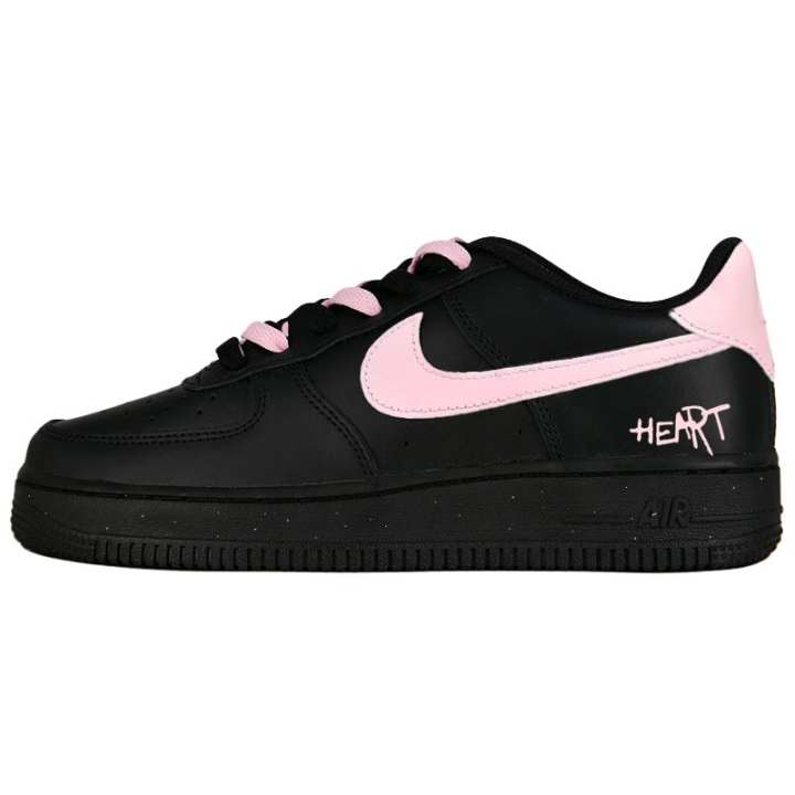 Nike Nike Air Force 1 Black Warrior, Air Force 1 Abrasion Resistant Low top Skateboard Shoes Unisex Black Pink