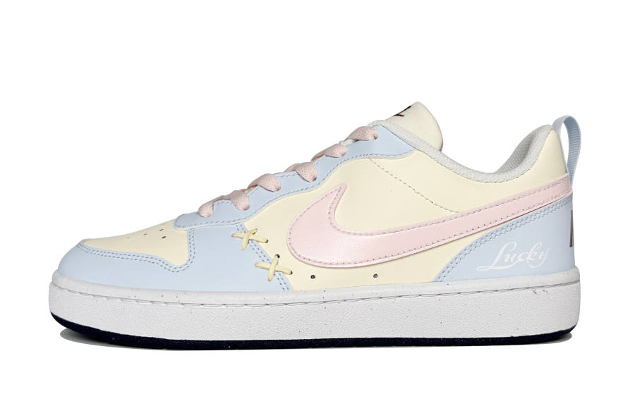 Nike Nike Court Borough Cheese Peach Slip Resistant, Abrasion Resistant, Breathable