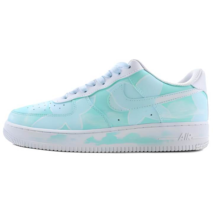Nike Nike Air Force 1 Slip Resistant Slip Resistant Low top Skateboard Shoes Unisex White Green