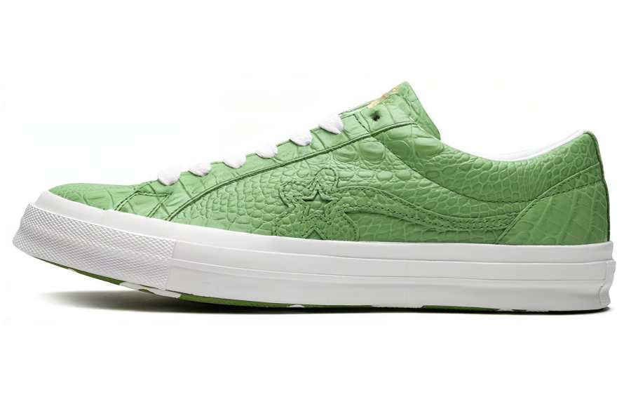 Converse One Star Golf Le Fleur x One Star Converse Low 'Gator Collection - Forest Green'