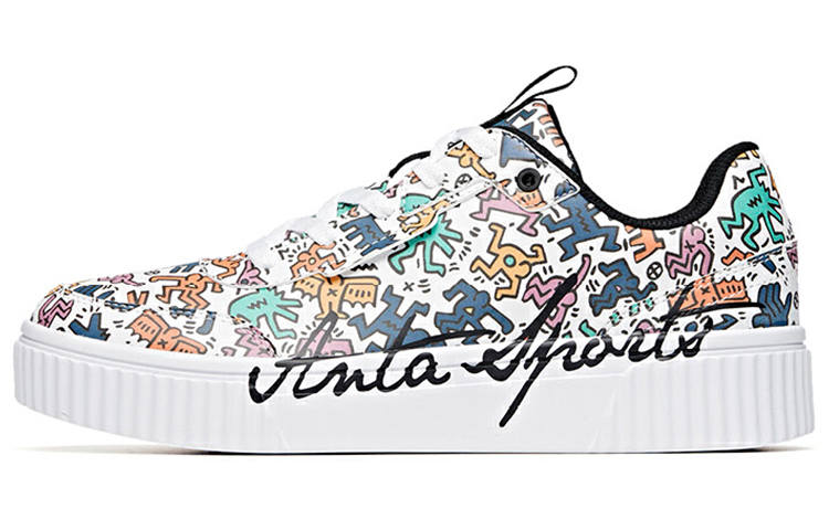 ANTA KH x Anta Life Collection Slip Resistant Abrasion Resistant Low top Skateboard Shoes Men's Multicolor
