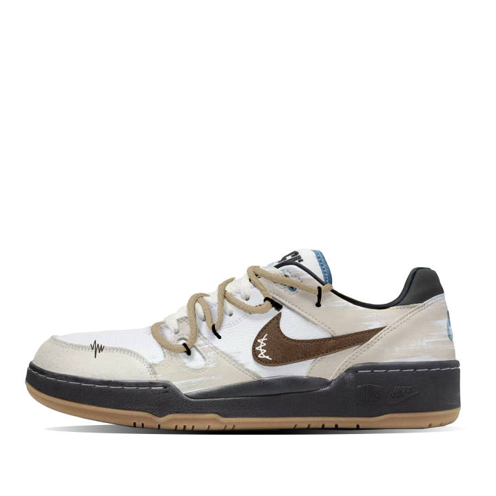 Nike Nike Full Force Twilight Traveler Low top Skateboard Shoes Men's Gray Brown