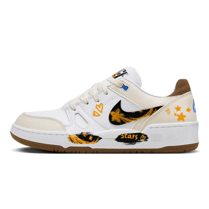 Nike Nike Full Force Slip Resistant, Abrasion Resistant, Lightweight Low top Skateboard Shoes Men's Brown