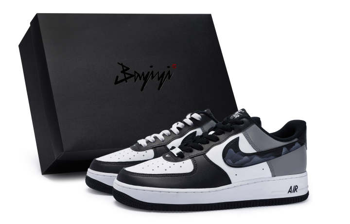 Nike Nike Air Force 1 Skateboard Shoes Unisex Low Top Gray