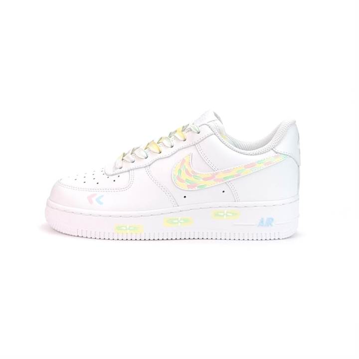 Nike Nike Air Force 1 Abrasion Resistant Low top Skateboard Shoes Unisex White