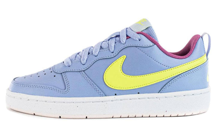 Nike Nike Court Borough Low 2 'Cobalt Bliss Light Lemon Twist' GS