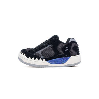 BBIMP Mesh, Suede Thermal Abrasion Resistant Low top Skateboard Shoes Unisex Black