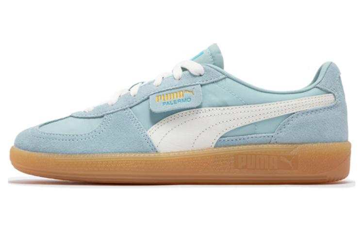 PUMA Palermo Abrasion Resistant Low top Skateboard Shoes Unisex Blue White