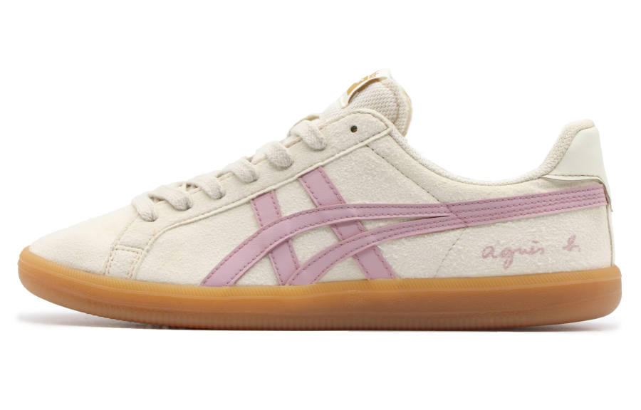 Onitsuka Tiger DD Trainer Slip Resistant Abrasion Resistant Low top Skateboard Shoes Unisex Brown Pink