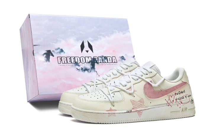 Nike Nike Air Force 1 Freedom Panda, Box, Lucky Signal Slip Resistant Lightweight Non slip Lightweight Low top