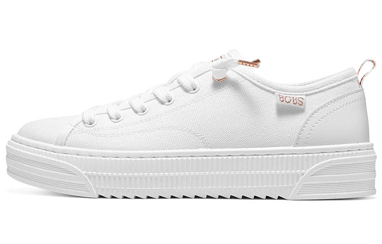 Skechers BOBS COPA Abrasion Resistant Low top Skateboard Shoes Women's White
