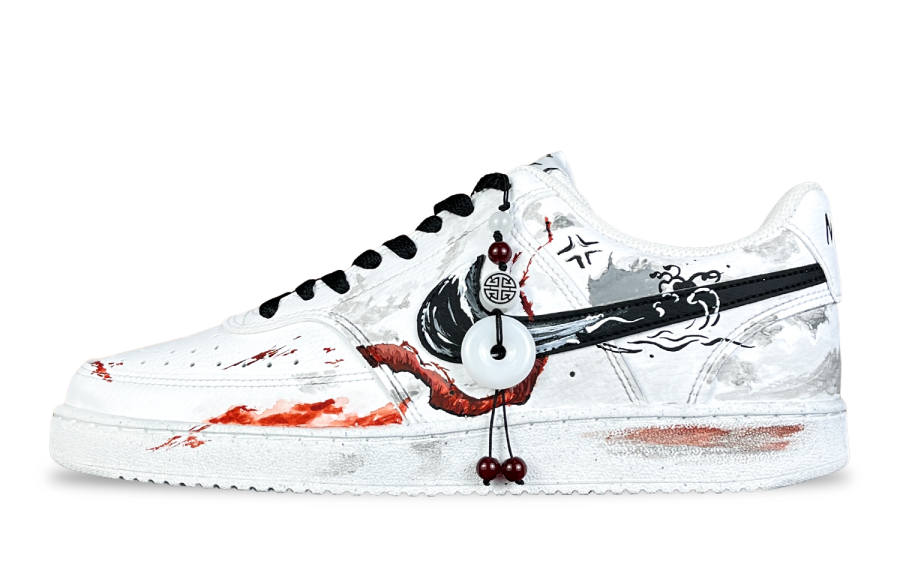Nike Nike Court Vision 1 Low Card, Turning The Tide Slip Resistant Abrasion Resistant Low top Skateboard Shoes Men's
