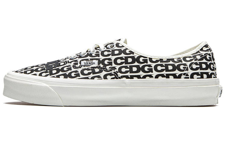 Vans Authentic Comme des Garçons x Authentic Og Vans Lx 'CDG Print - Blanc De Blanc' 2018