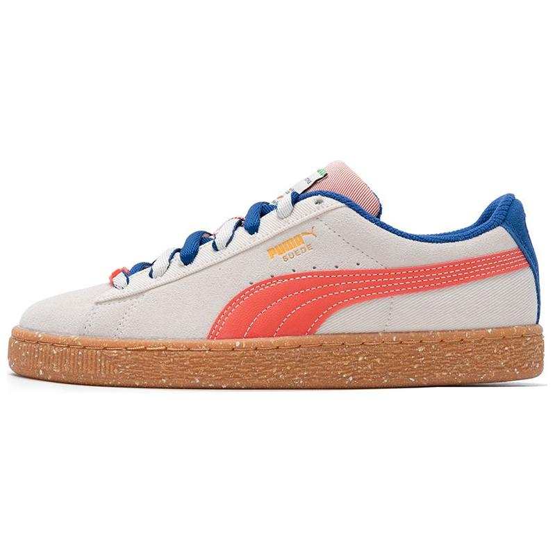 PUMA Coverage Abrasion Resistant, Balanced, Lightweight, And Breathable Low top Skateboard Shoes Unisex Ecru