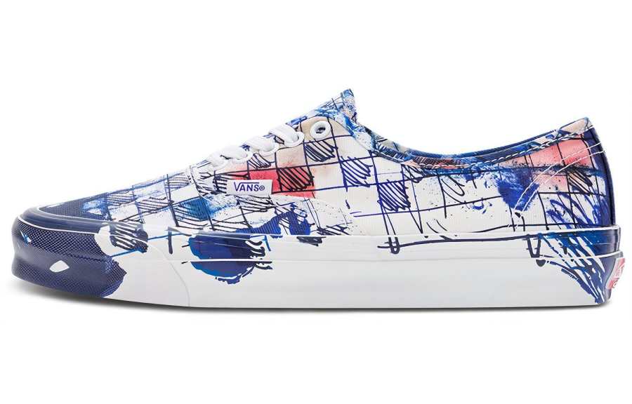 Vans Authentic Connor Tingley x Authentic Og Vans Lx 'Checkerboard - White Blue'
