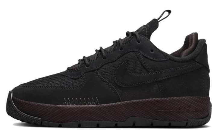Nike Nike Air Force 1 Wild Low Black Velvet Brown Women's