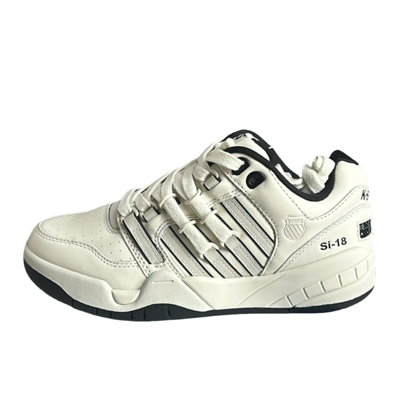 K·SWISS Si 18 Slip Resistant Abrasion Resistant Low top Skateboard Shoes Women's White