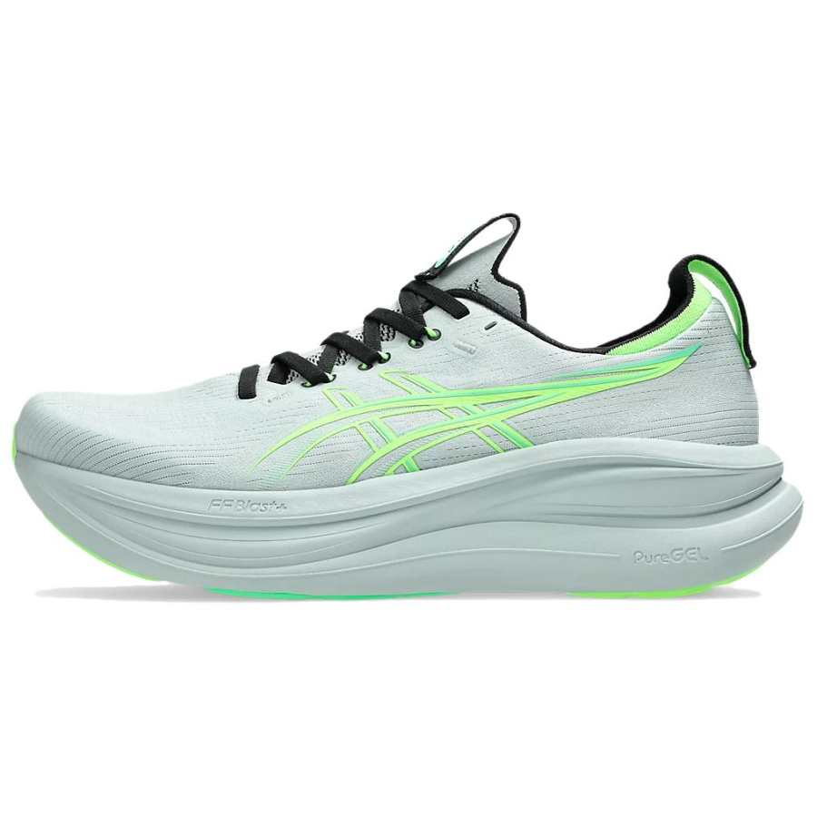 ASICS GEL NIMBUS 28 Breathable Low top Physical Fitness Test & Exam Running Shoes Men's Gray
