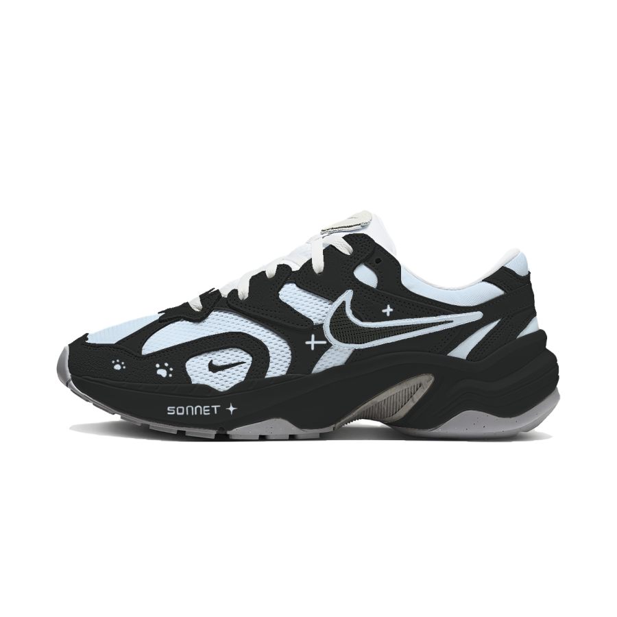 Nike Nike AL8 Starry Delight, Starry Night Poetic Abrasion Resistant Low top Casual Shoes Unisex Black Blue