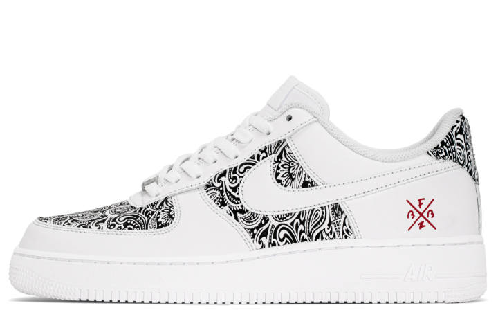 Nike Nike Air Force 1 Coverage Thermal Coverage Low top Skateboard Shoes Unisex White Black