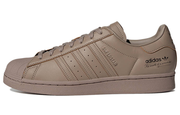Adidas Originals SUPERSTAR Abrasion Resistant Low top Skateboard Shoes Unisex Brown