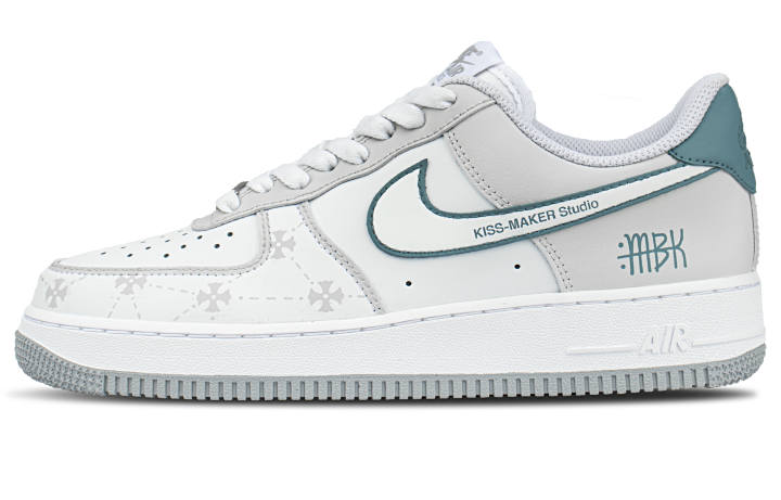 Nike Nike Leather Abrasion Resistant Abrasion Resistant Low top Skateboard Shoes Unisex Gray