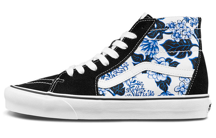Vans Sk8 Vans-Hi Tapered 'Floral Blue'