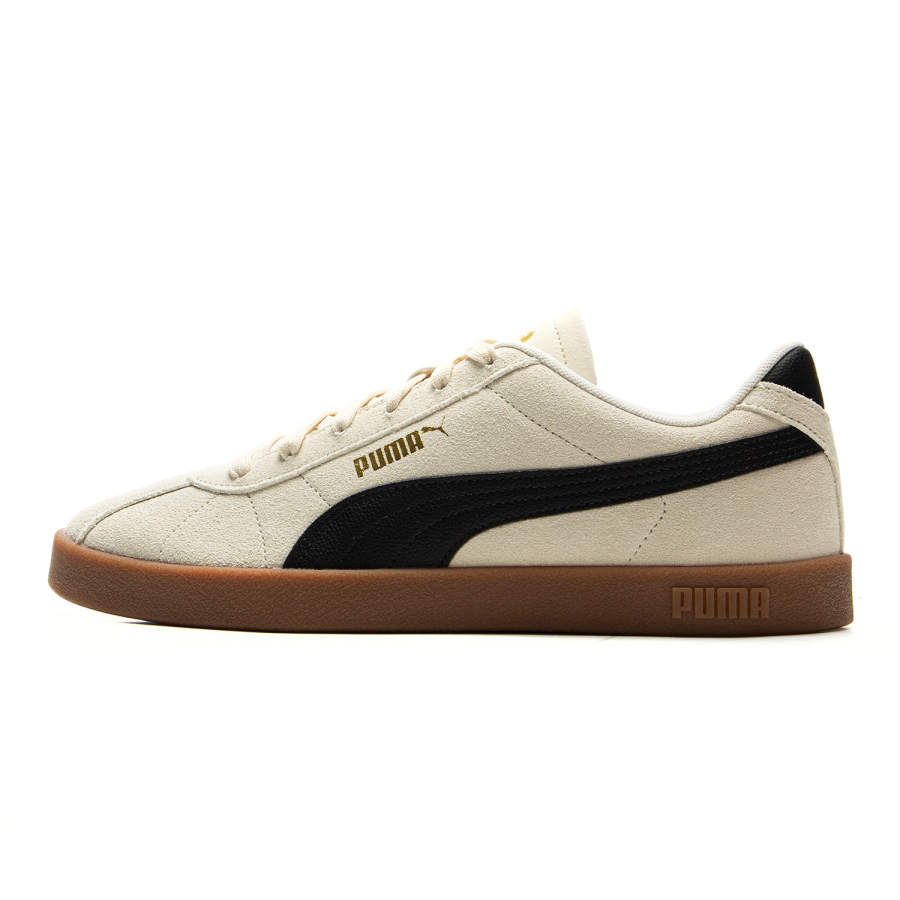 PUMA Club 2 Slip Resistant Low top Skateboard Shoes Unisex Ecru