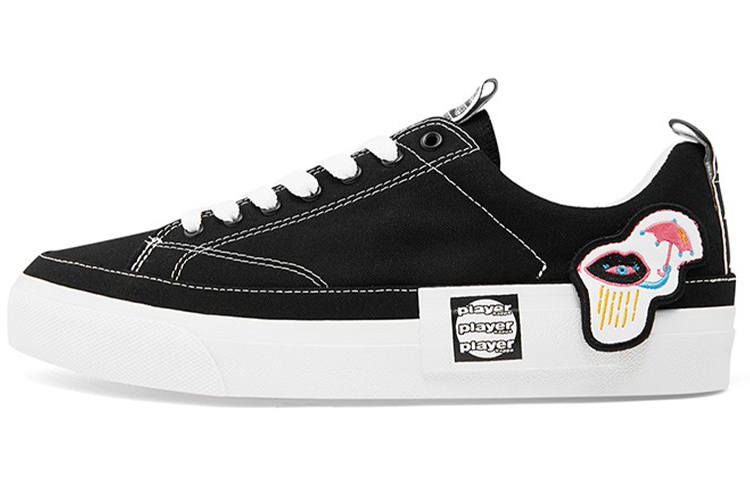 Kappa Low top Skateboard Shoes Unisex Black