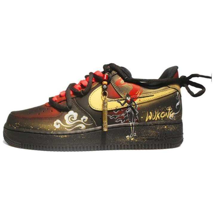 Nike Nike Air Force 1 Coverage Thermal Slip Resistant Low top Skateboard Shoes Unisex Black