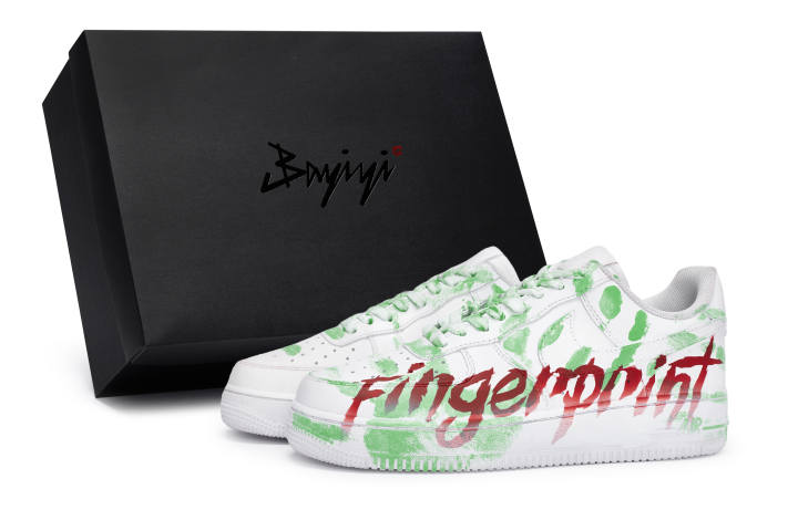Nike Nike Air Force 1 Special Shoe Box Slip Resistant Abrasion Resistant Low top Skateboard Shoes Unisex White Green Red