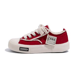 DD&OO Low top Skateboard Shoes Women's Red