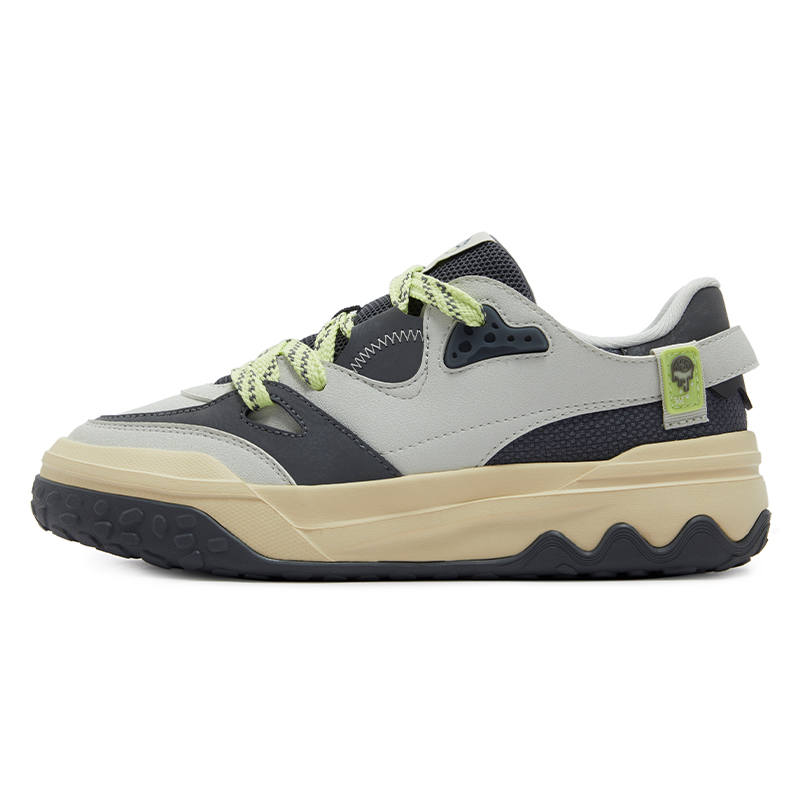 361° Thermal Slip Resistant Low top Skateboard Shoes Men's Black Gray