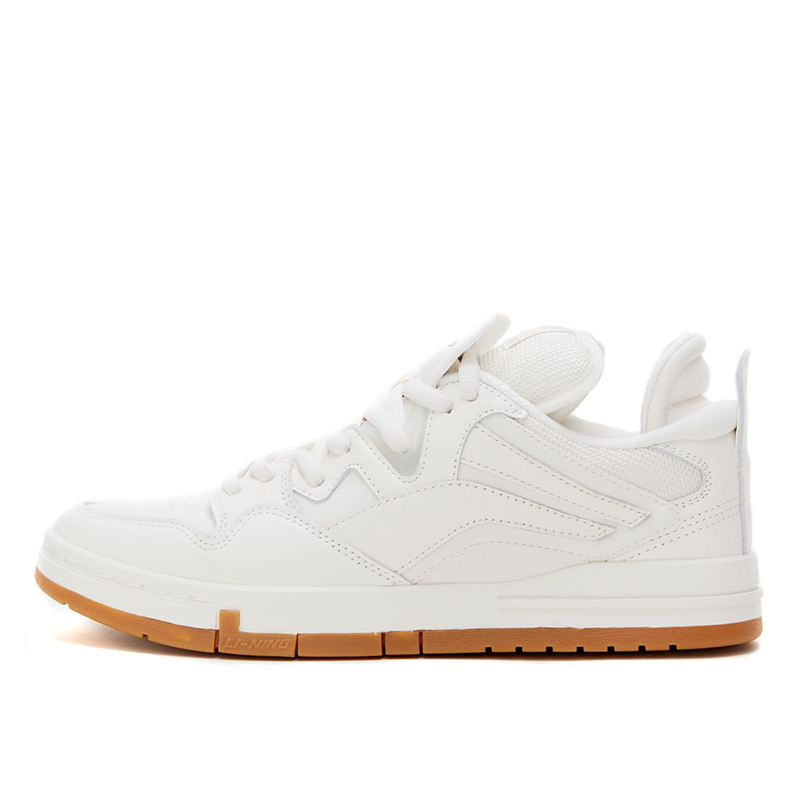 Li-Ning Li Ning Wave PRO Comfortable Slip Resistant Cushioning Low top Skateboard Shoes Women's Pure White
