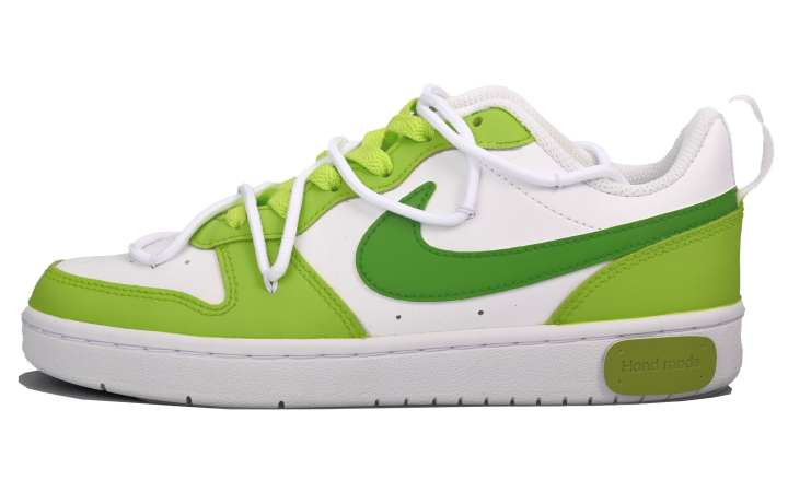 Nike Nike Green Apple Vlad Slip Resistant Low top Skateboard Shoes GS White Green
