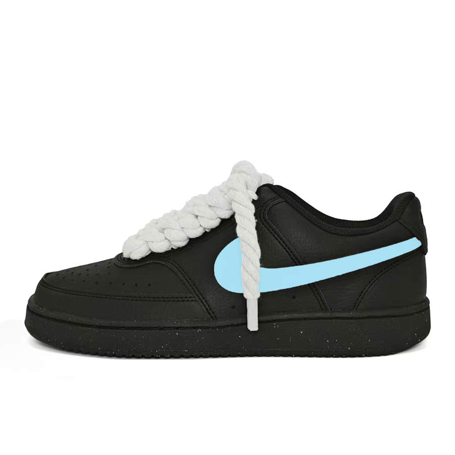Nike Nike Court Vision Low Blue Trace Abrasion Resistant Lightweight Wear resistant And Lightweight Low top Skateboard Shoes