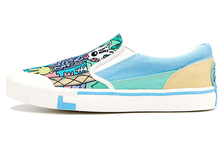 Li-Ning Li Ning X Steven Harrington Boogie Shoes 'Blue Multi' Women's