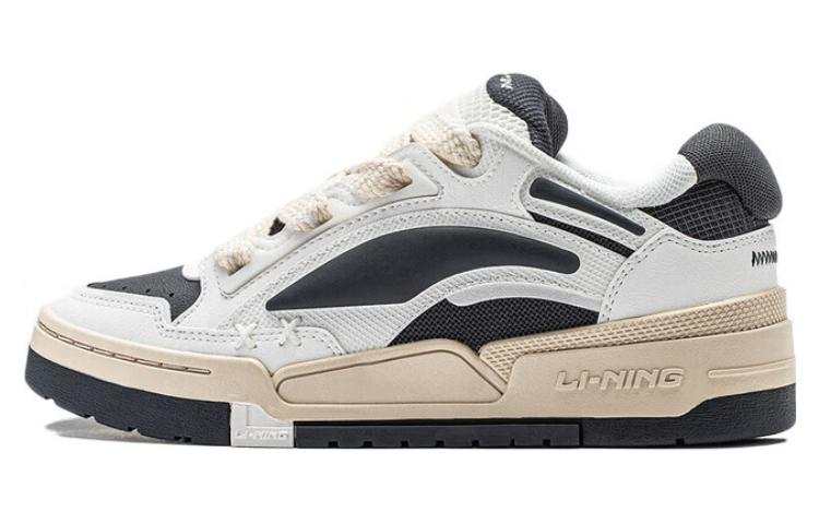 Li-Ning Li Ning Journey V2 Slip Resistant, Abrasion Resistant, Lightweight Low top Skateboard Shoes Women's Ecru