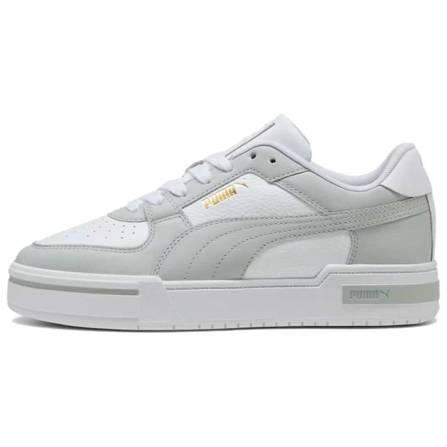PUMA Abrasion Resistant Low top Skateboard Shoes Unisex Gray White