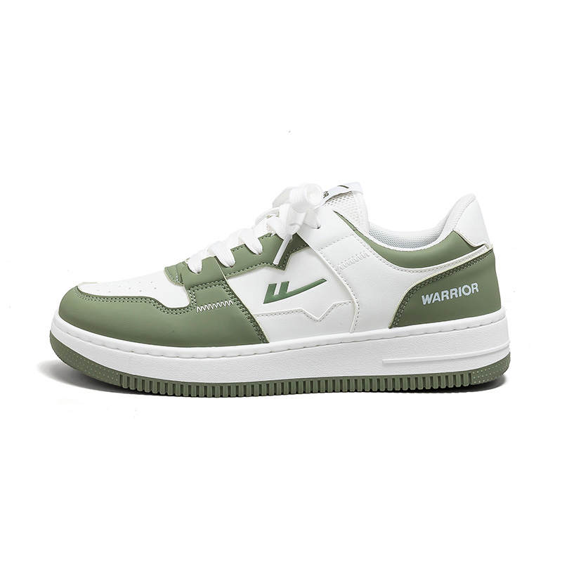 WARRIOR WARRIOR Skateboard Shoes Unisex Low Top Green