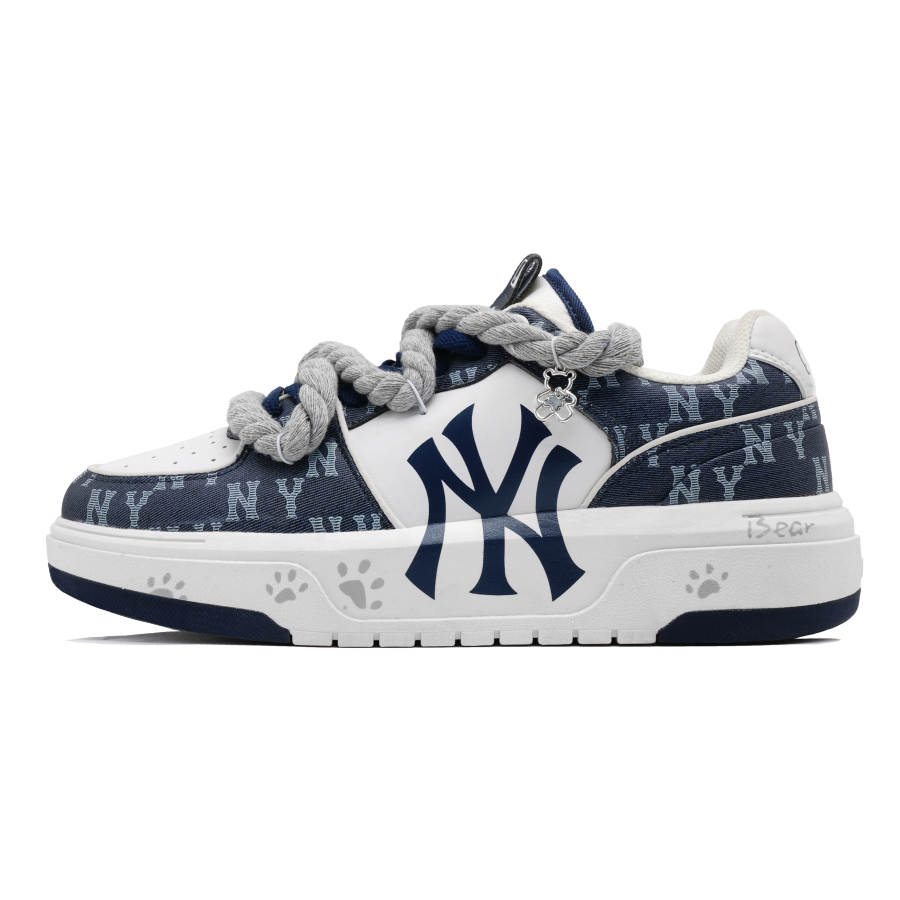 MLB Chunky Liner Steam Era, The Disappearance Of The Bear Slip Resistant Abrasion Resistant Low top Skateboard Shoes