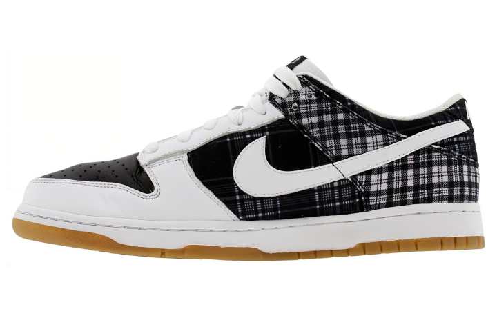 Nike Nike Dunk Low Plaid White Black Women's