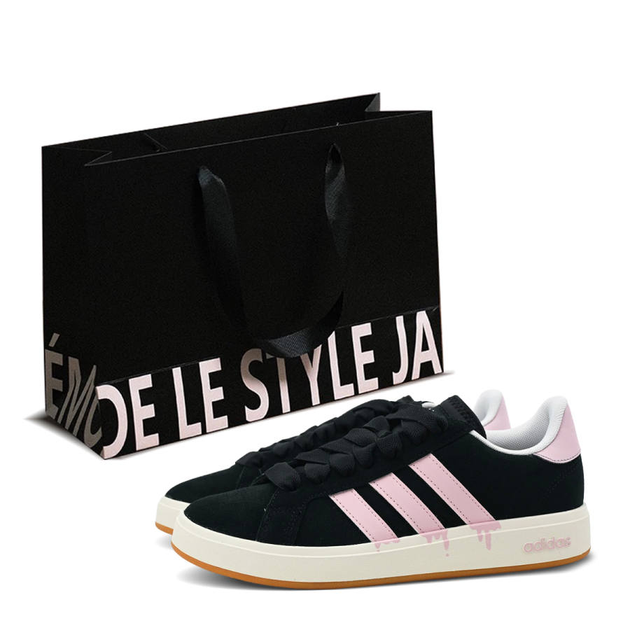 Adidas Adidas GRAND COURT Base 00s Strawberry Chocolates, Shopping Bag Abrasion Resistant Abrasion Resistant Low top