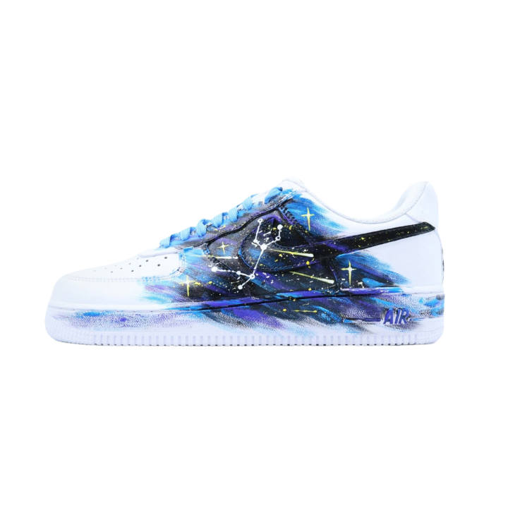Nike Nike Air Force 1 Xingqidian, Twelve Constellations, Virgo Slip Resistant Abrasion Resistant Low top Skateboard Shoes