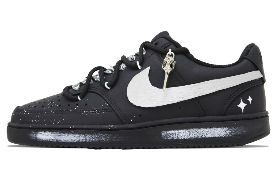 Nike Nike Court Vision Low top Skateboard Shoes Unisex Black