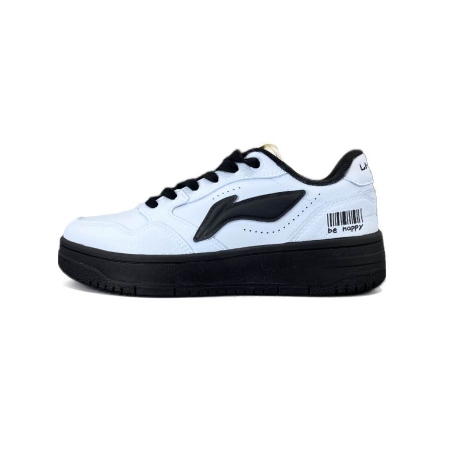 Li-Ning Li Ning Tianji Soft Slip Resistant Abrasion Resistant Low top Skateboard Shoes Women's Black Blue
